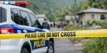 Illustrative police scene after Bexon victims identified in Sunday shooting