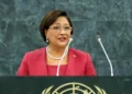 Trinidad and Tobago Prime Minister Kamla Persad-Bissessar ahead of the Shield of the Americas summit