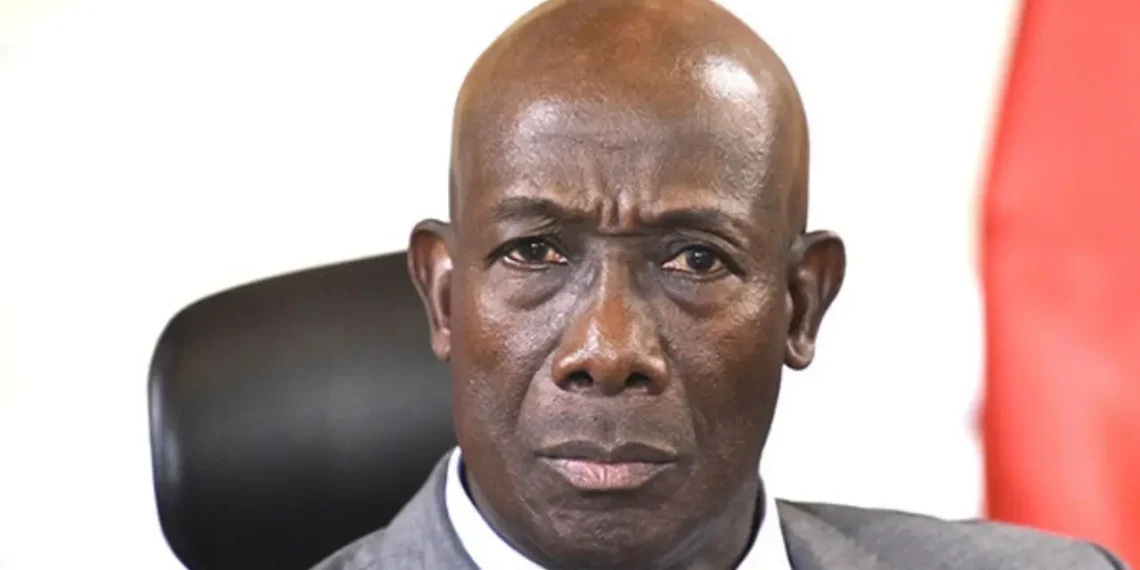 Keith Rowley during official appearance amid Keith Rowley leadership fallout