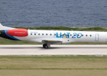 Liat Air Antigua route served by 50-seat Embraer ERJ 145 aircraft
