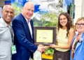 Martinique airlift highlighted as officials present Best Booth Activation award in Fort Lauderdale