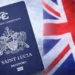 St Lucia passport and UK flag as UK imposes visit visas on St Lucia