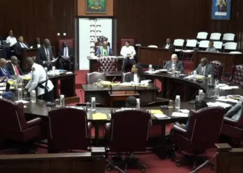 Parliamentary sitting in Castries where lawmakers are expected to consider the proposed EC$600 million borrowing request.