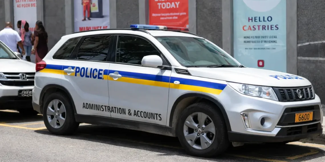 Illustrative image of a St Lucia police vehicle in Castries after missing baby found safe