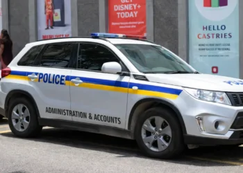 Illustrative image of a St Lucia police vehicle in Castries after missing baby found safe