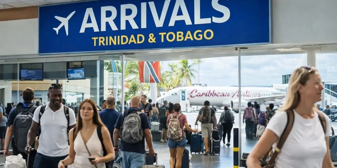 Illustrative image of travelers arriving in Trinidad and Tobago as Trinidad and Tobago visitor arrivals rise in 2025