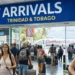 Illustrative image of travelers arriving in Trinidad and Tobago as Trinidad and Tobago visitor arrivals rise in 2025