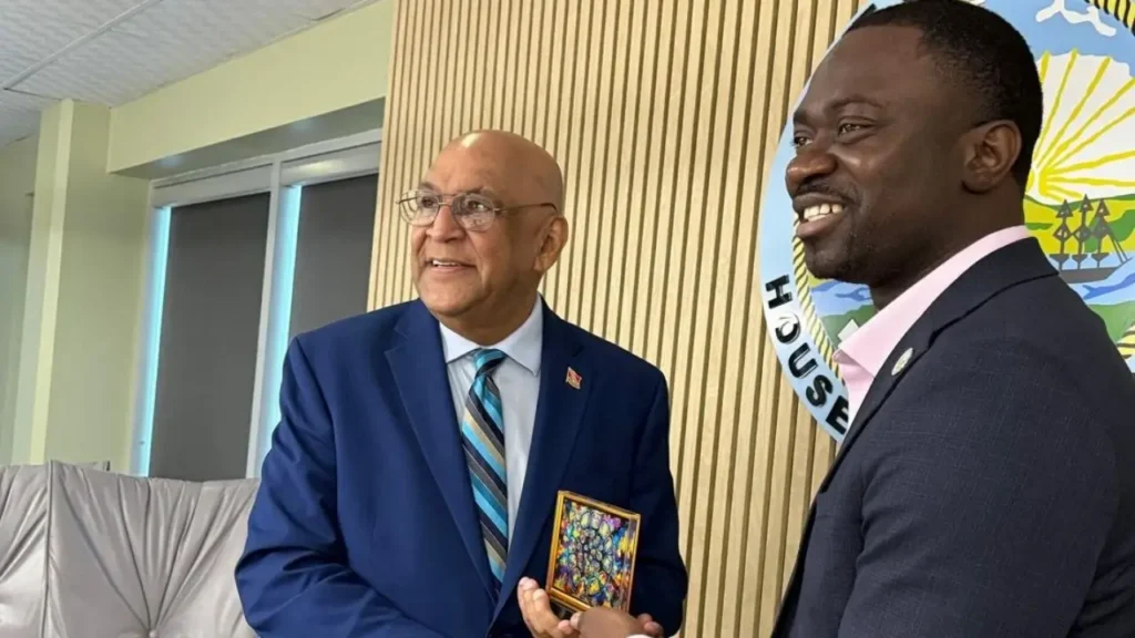 Minister Satyakama Maharaj and Farley Augustine meet as Trinidad and Tobago visitor arrivals rise and tourism growth strengthens