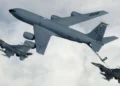 KC-135 crash in Iraq feature image showing a U.S. Air Force KC-135 aerial refueling aircraft refueling fighter jets in flight