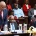 Ernest Hilaire speaking in Parliament on St Lucia CIP Board projects