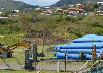 Unused water pipes at WASCO compound linked to John Compton Dam dispute in St Lucia