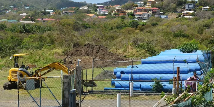 Unused water pipes at WASCO compound linked to John Compton Dam dispute in St Lucia
