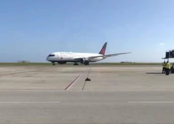 Halifax-Barbados route illustrated by Air Canada aircraft on airport tarmac
