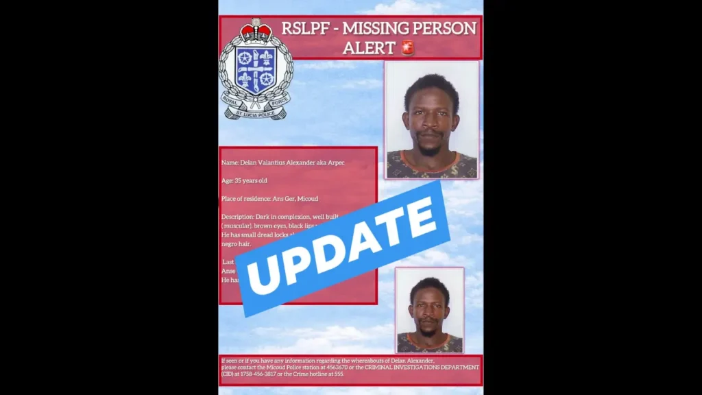 Missing person alert for Delan Valantius Alexander linked to Canelles Beach Body Timeline Conflict