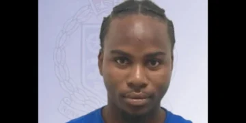 Police-issued image of Jaynan Tommy following the Castries Police Stop and Search case that led to cannabis charges in St Lucia.