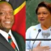 Kamla Persad-Bissessar and Timothy Harris amid the CARICOM Secretary-General dispute over Carla Barnett’s reappointment