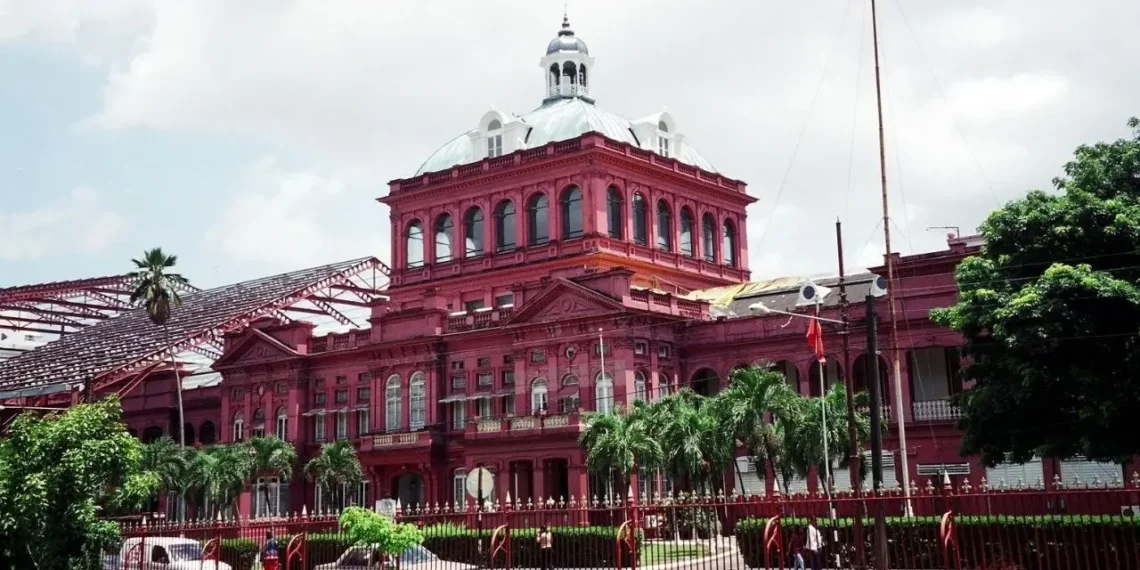 Red House in Port of Spain, Trinidad and Tobago, for an open letter on PNM Constitutional Fraud