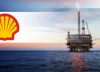 Shell gas boom image showing an offshore platform tied to Trinidad and Tobago energy expansion
