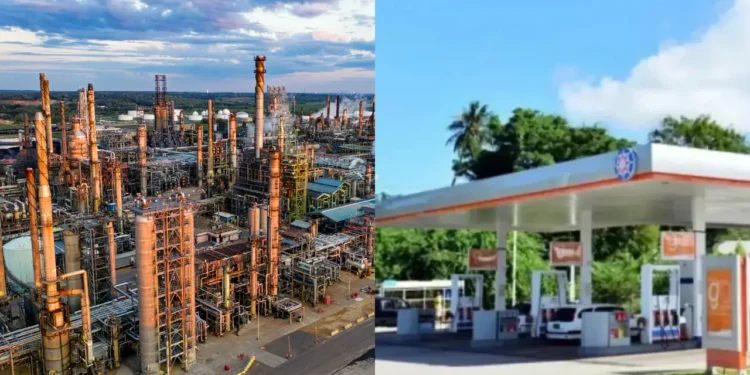 UAE Quits OPEC: oil refinery complex and Caribbean fuel station, 2026.