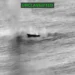 Unclassified aerial surveillance footage released by SOUTHCOM showing a vessel on open water in the Eastern Pacific on April 24.