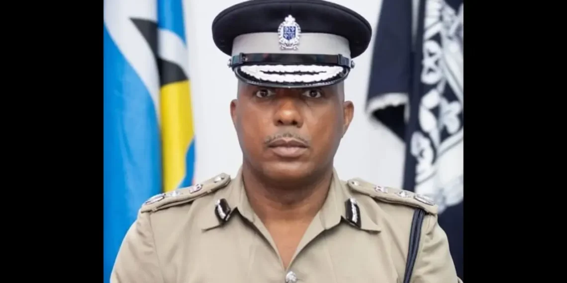 Verne Garde Returns as Commissioner of Police, pictured in Royal Saint Lucia Police Force uniform