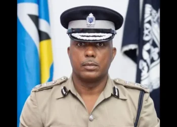 Verne Garde Returns as Commissioner of Police, pictured in Royal Saint Lucia Police Force uniform