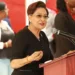 Prime Minister Kamla Persad-Bissessar speaks on Faris Al-Rawi and PNM financiers at a UNC event in Trinidad and Tobago