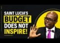 Dominic Fedee Speaking in the senate on Saint Lucia Budget