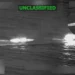 USSOUTHCOM unclassified thermal footage showing the moment of the narco-trafficking strike on a vessel in the Eastern Pacific, May 26, 2026