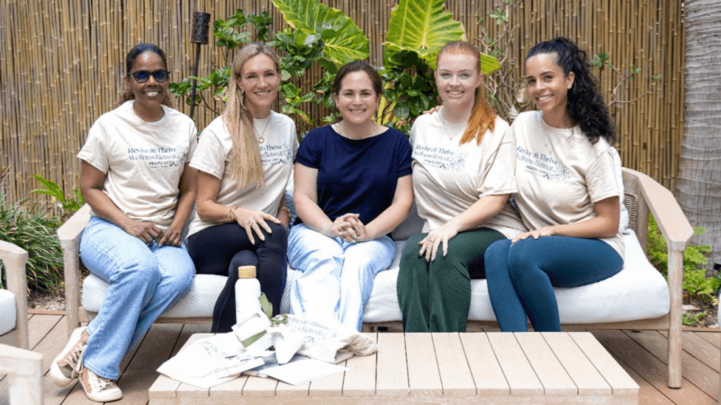 Health City Cayman Islands team members at the Revive and Thrive Wellness Retreat for cancer survivors.