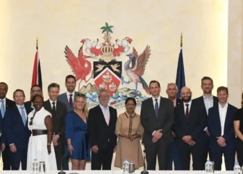 Kamla pushes French investment agenda as PM meets delegation at Office of the Prime Minister Trinidad and Tobago