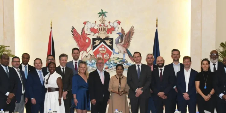 Kamla pushes French investment agenda as PM meets delegation at Office of the Prime Minister Trinidad and Tobago
