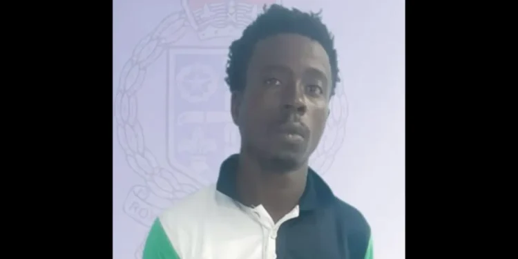 Kimani Thomas, the Soufriere man charged with firearm and ammunition offences.