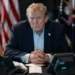 President Donald Trump in a White House secure briefing — Abu-Bilal al-Minuki was killed in a joint US-Nigeria operation on May 15, 2026.