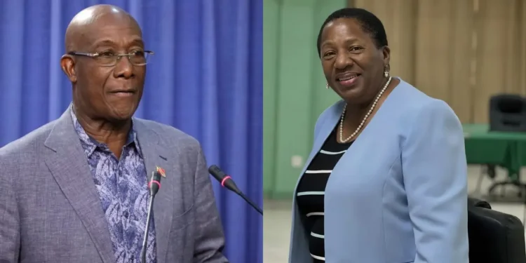 Keith Rowley and Pennelope Beckles pictured in a composite image tied to the PNM leadership crisis debate.