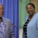 Keith Rowley and Pennelope Beckles pictured in a composite image tied to the PNM leadership crisis debate.