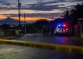 Soufriere joint police operation — police officers and patrol vehicle at a nighttime operation, illustrative image