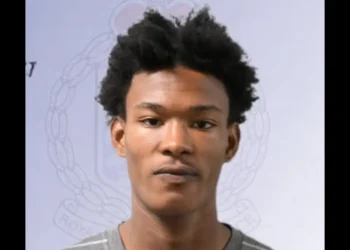 Royal Saint Lucia Police Force charge sheet for Seth John Nyhim charged with Murder in connection with the Marchand double killing of May 9, 2026.