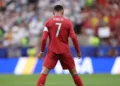 Ronaldo World Cup Record night — Cristiano Ronaldo number 7 stands on the pitch for Portugal against Uzbekistan at the 2026 FIFA World Cup in Houston