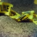 Illustrative image of police crime scene tape at the scene of the Marc Bexon shooting