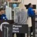 TSA Gold+ security checkpoint screening at a U.S. airport