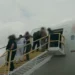ndividuals in restraints board a Boeing 777 aircraft via a mobile staircase, in a file image illustrating the type of removal flight at the center of the Antigua deportee costs dispute