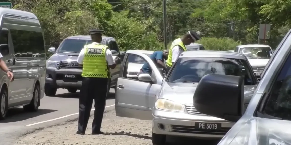Operation Zero Hour police roadside vehicle checks in St Lucia