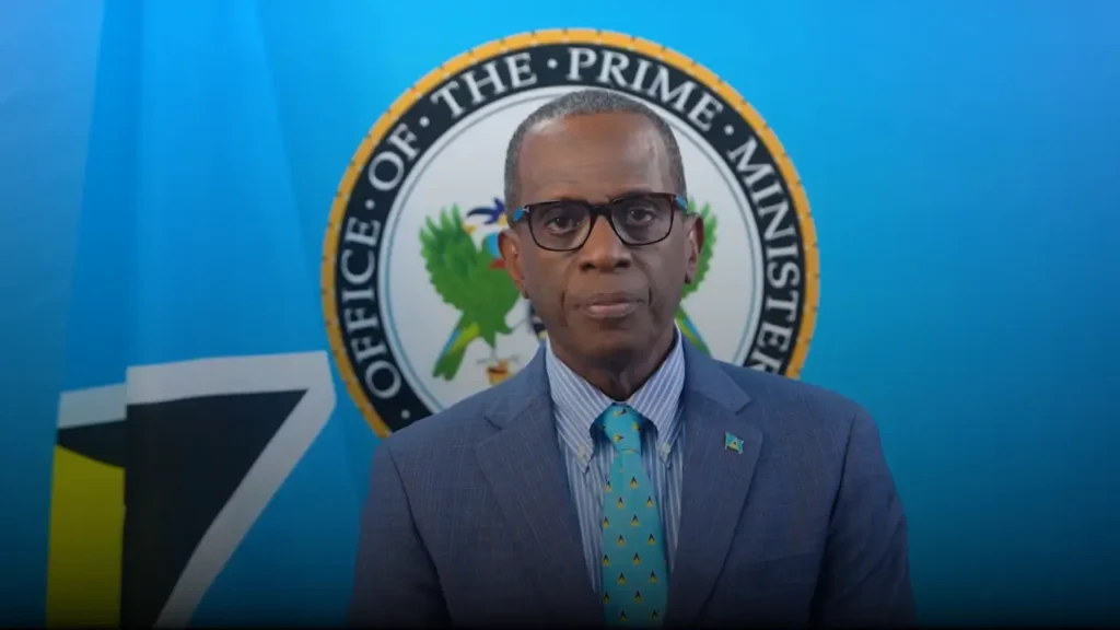  Caricom summit host Philip J. Pierre, Prime Minister of St Lucia, pictured at the Office of the Prime Minister.