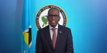 St Lucia Prime Minister Philip J. Pierre discusses the Caribbean CBI Brussels mission