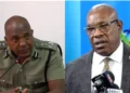 Police Commissioner Verne Garde and Minister Richard Frederick as Richard Frederick arrest reports deepen public trust concerns.