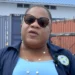 St. Jude Hospital CEO Lydia Atkins speaking outside the hospital compound.