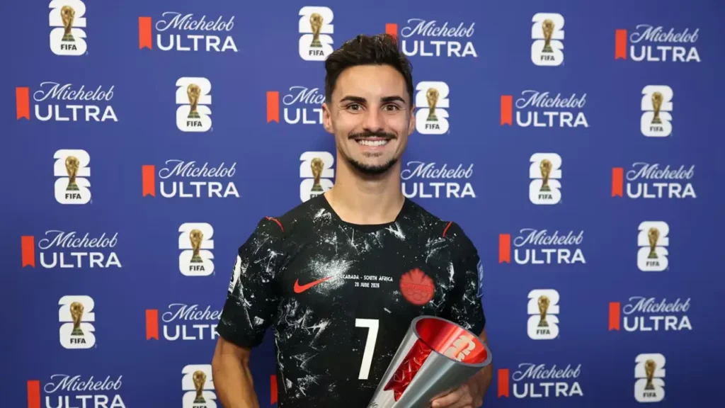 Canada reaches Round of 16 after Stephen Eustáquio scores the winner against South Africa.