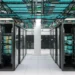 AI data center server racks illustrating Trinidad’s Caribbean AI deals and concerns over water and electricity demand.