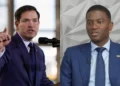 Marco Rubio and Dickon Mitchell as US Embassy in Grenada faces closure